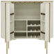 Paloma High Gloss Cream Bar Cabinet